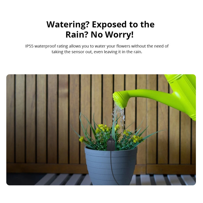 SONOFF MS01 Smart Soil Moisture Sensor TH Elite/TH Origin Accessory IP55 Waterproof Detector DIY Automatically Watering Device