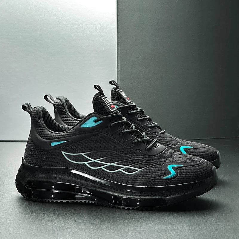 Mens Running Shoes 2025 New Outdoor Breathable Leisure Fashion Mesh Sneakers Outdoor Sports Trendy Tennis Shoes for Men