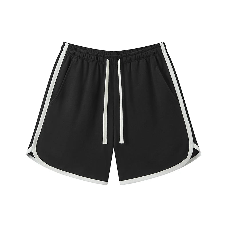 Semir Homewear Women Light Sporty Style Pure Cotton Shorts Summer Loose Sleep Pants Outerwear Narrow Waist Retro Color Block