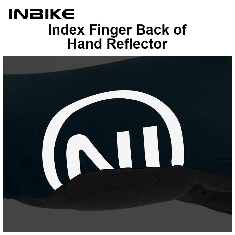 INBIKE Full Finger MTB Cycling Gloves Man Touchscreen Breathable Bicycle Road Bike Gloves Mountain for Men Biking Racing Gloves