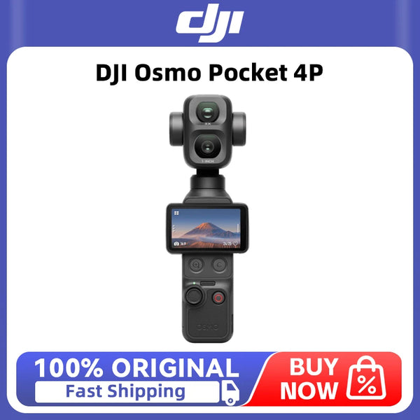 DJI Osmo Pocket 4P Dual-Lens Cinematic Pocket Gimbal Camera Enhanced 1-Inch CMOS & 17-Stop Dynamic Range