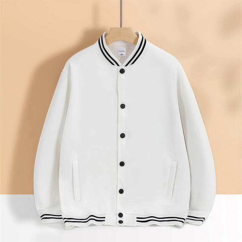 2026 Early Autumn Trend Fashion Daily Thin Button Baseball Suit Multi-Color Causal Couples Jacket Customized Group Clothes