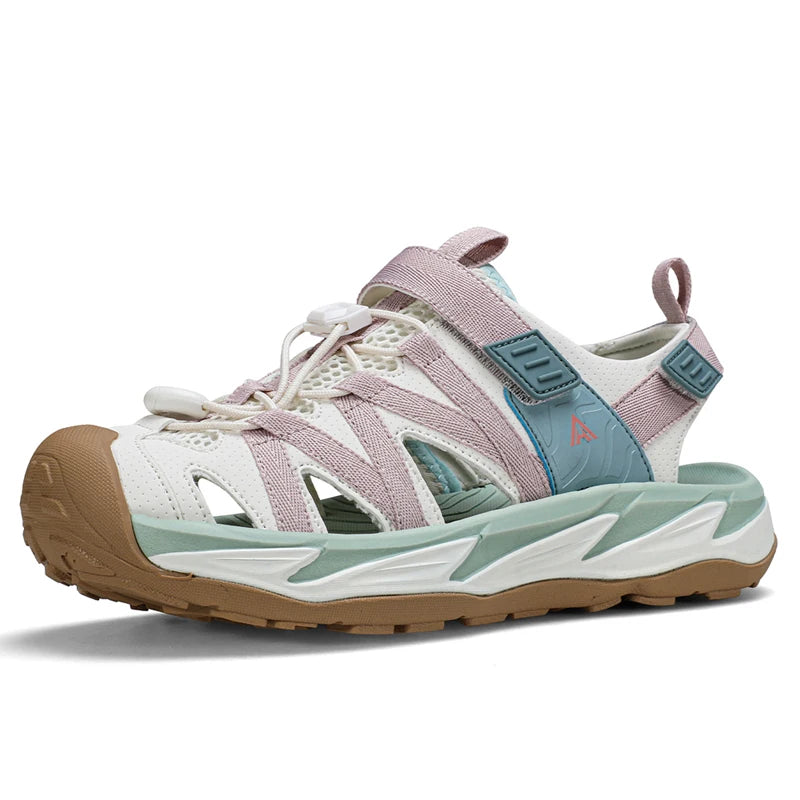 HUMTTO Hiking Shoes Women Outdoor Women's Sneakers Quick-drying Water Fashion Walking Shoes Non-Slip Lace-Up Beach Sneaker Woman