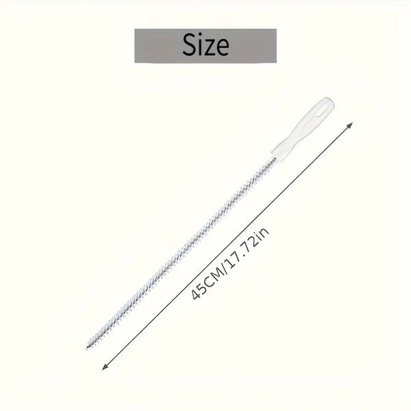 1pc Flexible Drainage Cleaning Brush, Hair Catcher for Sewage Pipes,Suitable for Bathroom And Kitchen Sink Drainage.