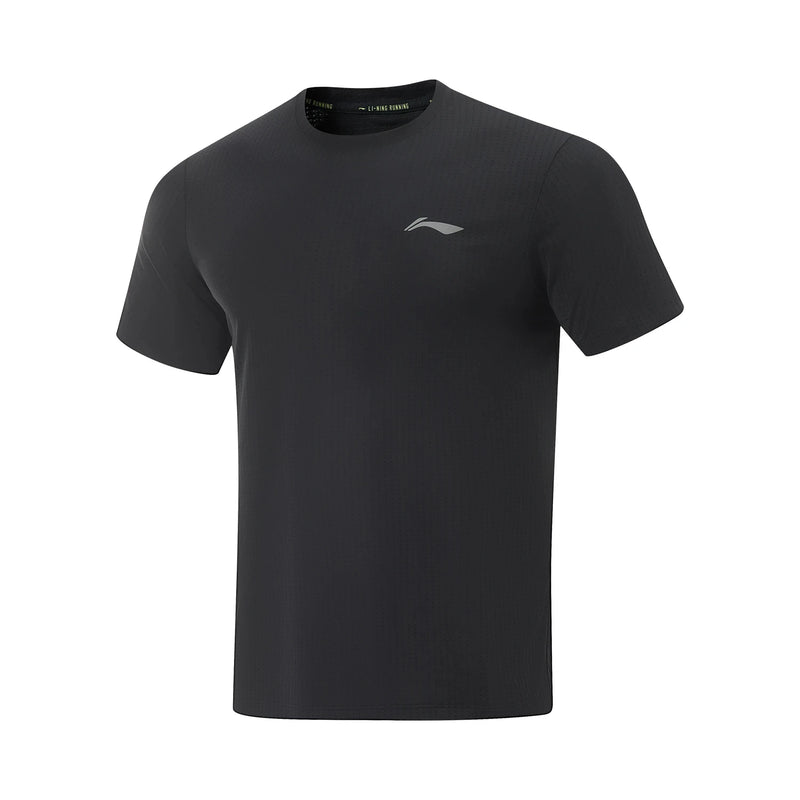 Li-Ning Men's Running Sports T-Shirt AT AIR Regular Fit Polyester Breathable Reflective LiNing Short Sleeve Tee Tops ATSV471