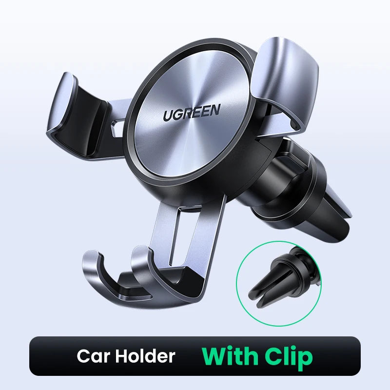 UGREEN Car Phone Holder for Mobile Smartphone Support Cell Phone Stand for iPhone 16 15 Pro Auto Vent Mount Gravity Holder Stand