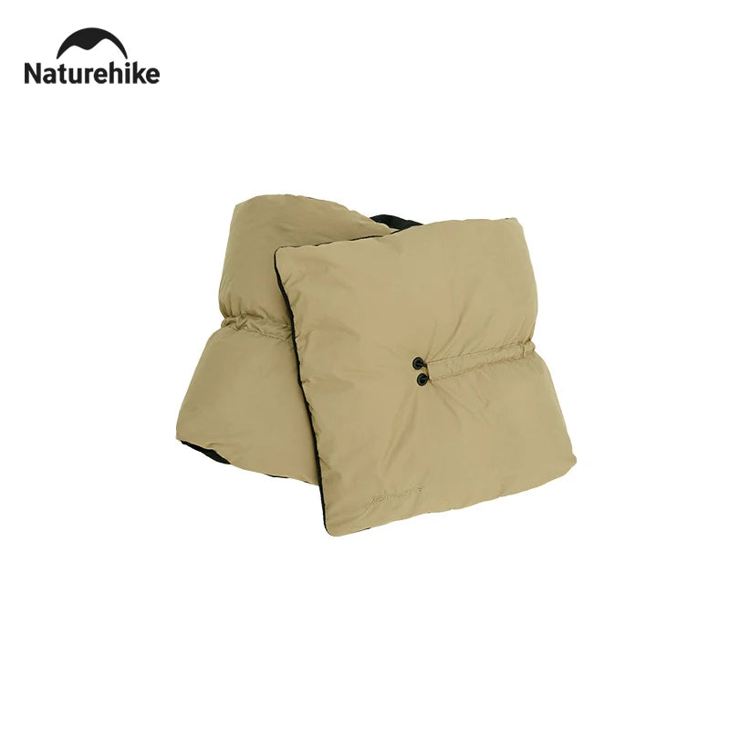 Natuerehike 2025 Outdoor Packable Thermal Drawstring Down Neck Warmer Indoor Warm Scarf Portable Outdoor Accessory