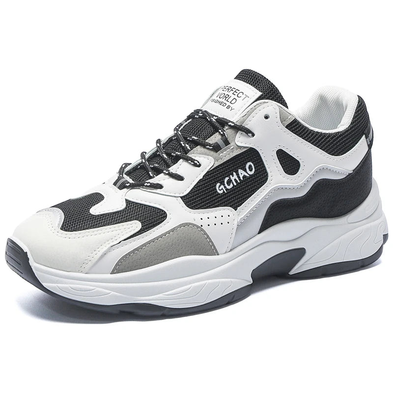 Men's casual sneakers spring summer new breathable soft-sole anti-slip outdoor racing running shoes students speed sports shoes
