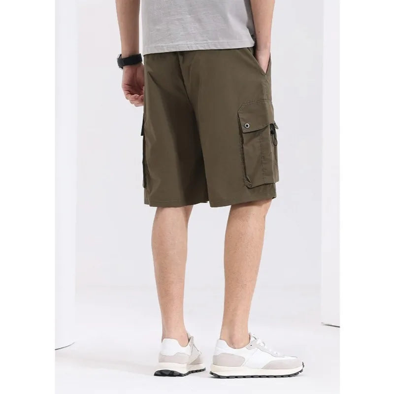 Men's Casual Cargo Shorts 2026 Summer New Style, Lightweight Shorts Outdoor Travel Hiking Beach, Multi-pocket Loose Shorts
