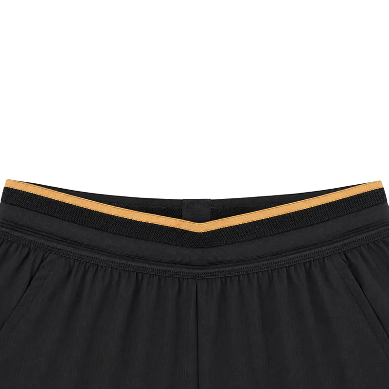 ខោបាល់ទាត់បុរស Li-Ning 82% Polyester 18% Elastane រាងរលុង ខ្យល់ចេញចូលបាន ខោកីឡាបាល់ទាត់ LiNing AKSW653