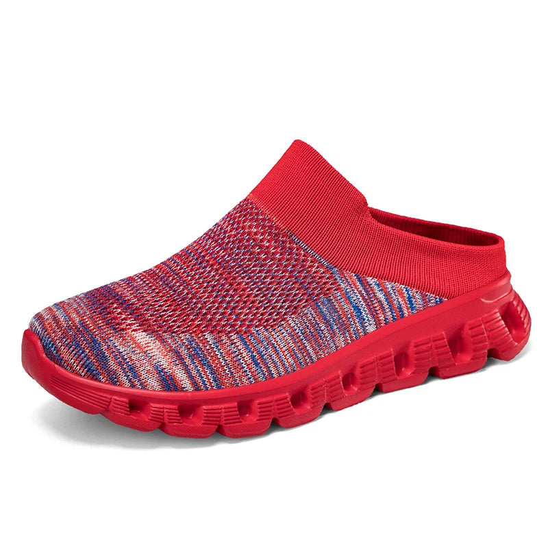 Couples Walking Shoes Big Size 2025 Lightweight Breathable Flat Sneakers Lightwieght Casual Trendy Summer Slippers for Men Women