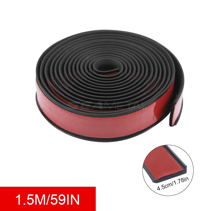 SEAMETAL Universal Fender Flares Car Wheel Arches Wing Expander Arch Eyebrow Anti-collision Strips Mudguard Lip Protector Cover