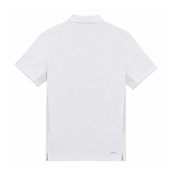 អាវយឺតប៉ូឡូបុរស Li-Ning Pickleball LN DRY 93% Polyester 7% Elastane ទំហំធម្មតា អាវយឺតកីឡា LiNing មានខ្យល់ចេញចូលបាន APLW947