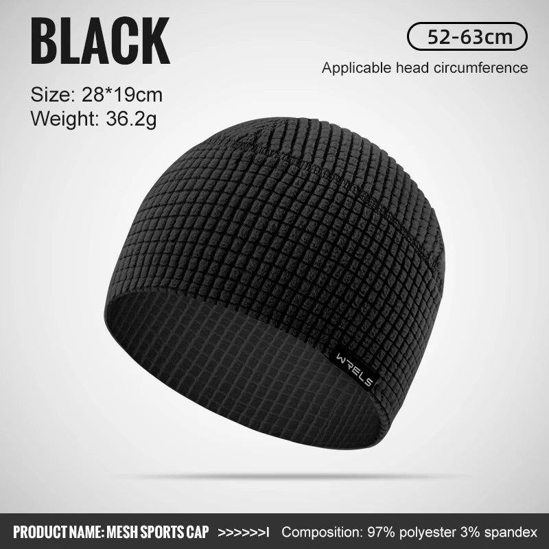 WRELS Windproof Women Men Polar Fleece Waffle Warm Beanie Hat Autumn Winter Soft Comfortable Ski Cycling Cap Hat For Women Men