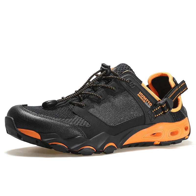 HUMTTO New Summer Water Shoes for Men Breathable Beach Sneakers Mens 2022 Trekking Outdoor Aqua Shoes Sports Hiking Sandals Man