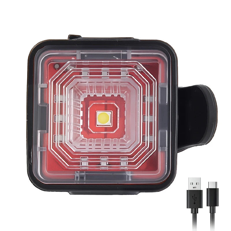 Bicycle Light Super Bright Headlight & Tail Light  7Modes USB Rechargeable Bike Accessories Flashlight for Mountain Night Riding