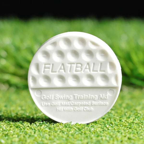 10pcs Golf Flat Balls Swing Trainer Indoor Outdoor Practice To Improve Hit Performance BPQ001