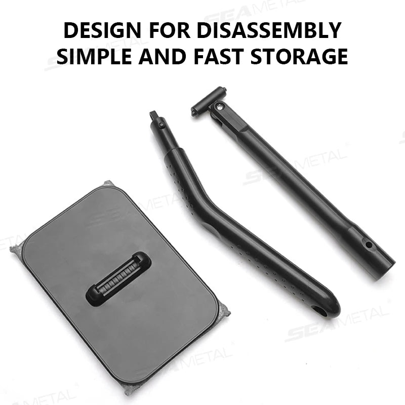 SEAMETAL Car Windshield Glass Wiper Set Auto Window Cleaning Defogging Brush Water Scraping Tool Reusable Pad Car Accessories