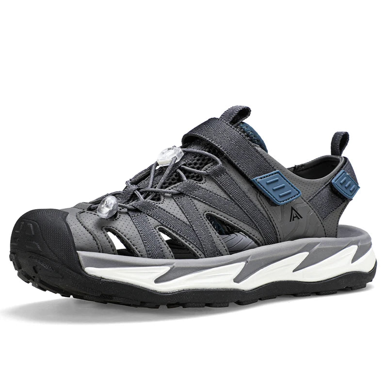HUMTTO Summer Beach Outdoor Sandals Non-Slip Hiking Sneakers Male Breathable Men Wading Shoes Quick-Drying Aqua Shoes for Men's
