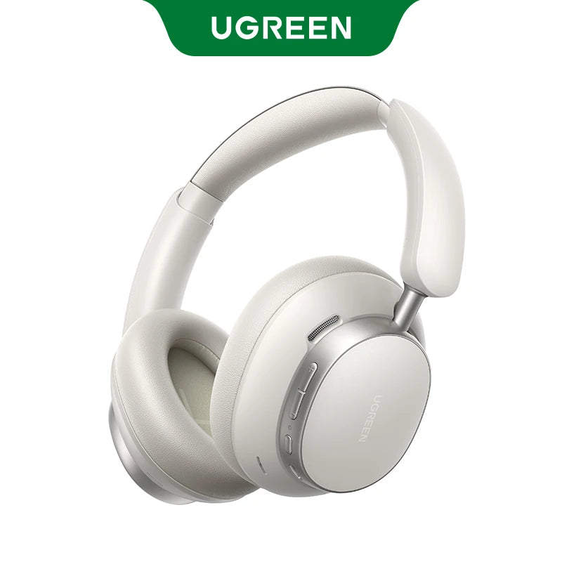 UGREEN Headset Hybrid Active Noise Cancelling Earphone Wireless Bluetooth Headphones 120H Playtime Hi-Res Audio LDAC