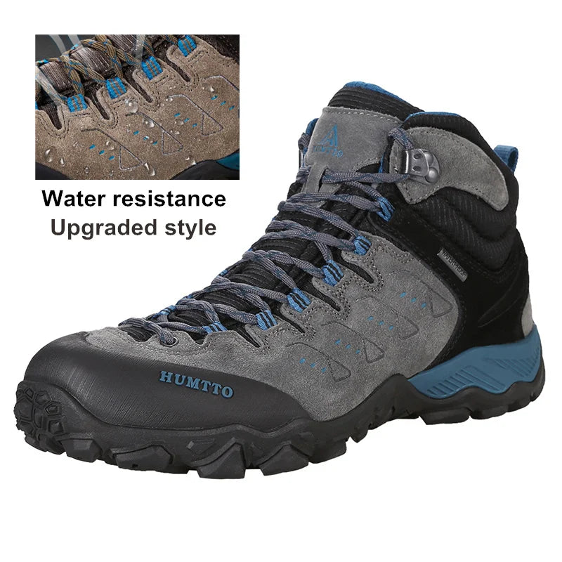 HUMTTO Winter Sports Trekking Shoes for Men 2022 Waterproof Hiking Boots Luxury Designer Outdoor Climbing Hunting Mens Sneakers