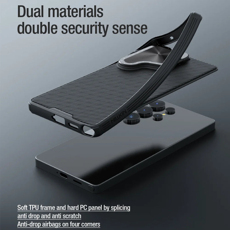 NILLKIN For Samsung Galaxy S25 Ultra Case CamShield Prop With Camera Protection Shockproof Back Cover For Samsung S25 Ultra Case