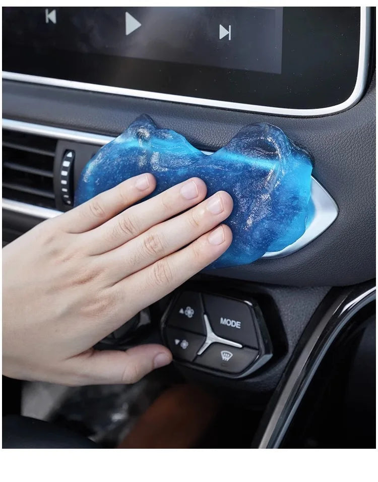 3Car interior gap cleaning soft adhesive mud car multifunctional air outlet cleaning mud household keyboard adhesive gray artif