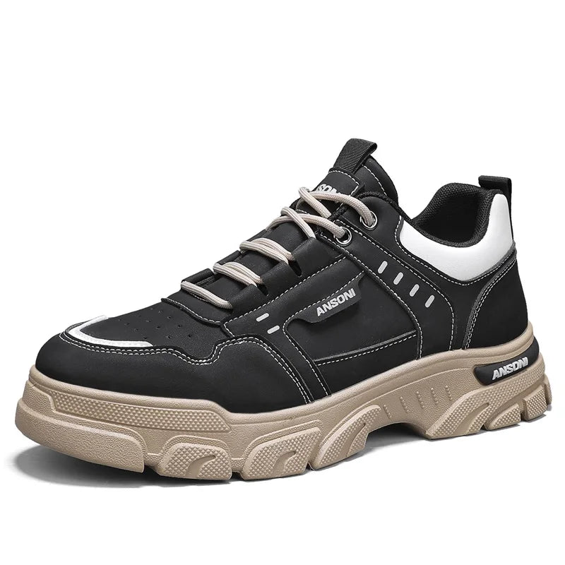 Men's casual sports shoes four seasons soft-soled non-slip outdoor running shoes tooling labor protection shoes fashion sneakers