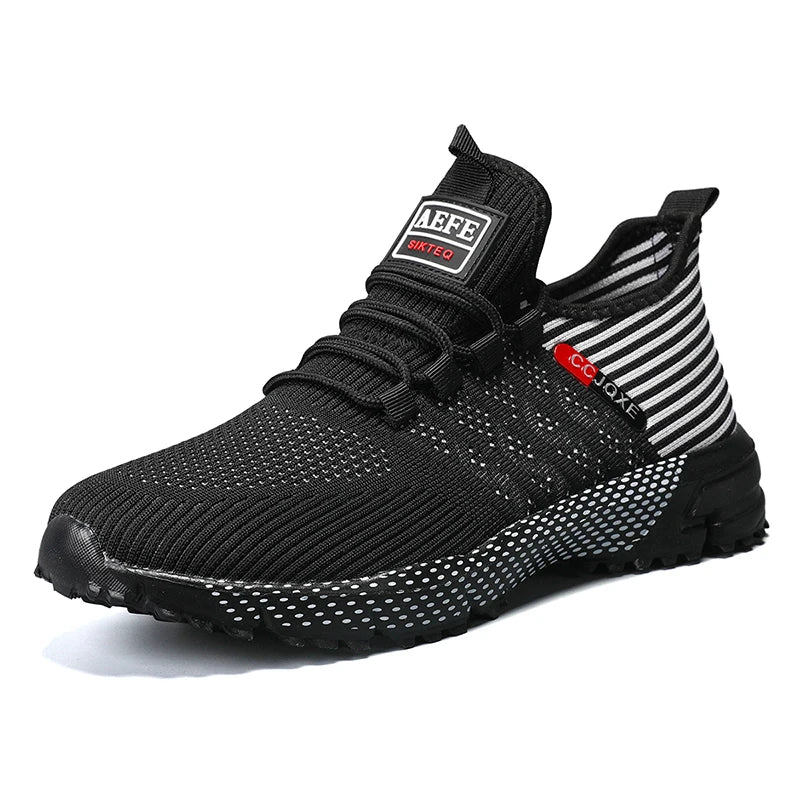 Mens Running Sneakers 2025 New Breathable Mesh Ultra Light Trendy Casual Walking Shoes Outdoor Sports Training Gym Jogging Shoes