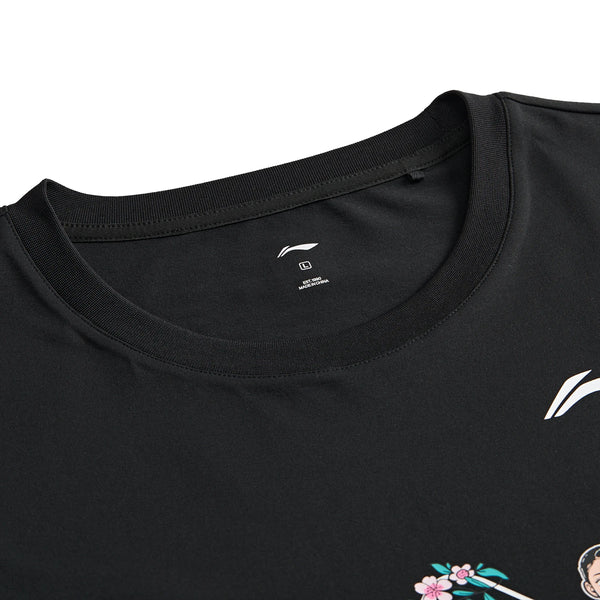 អាវយឺត Li-Ning Unisex សម្រាប់លេងវាយសី LN ស្ងួតលឿន សមល្មម អាវយឺតដៃខ្លី LiNing មានផាសុកភាព AHSWH41