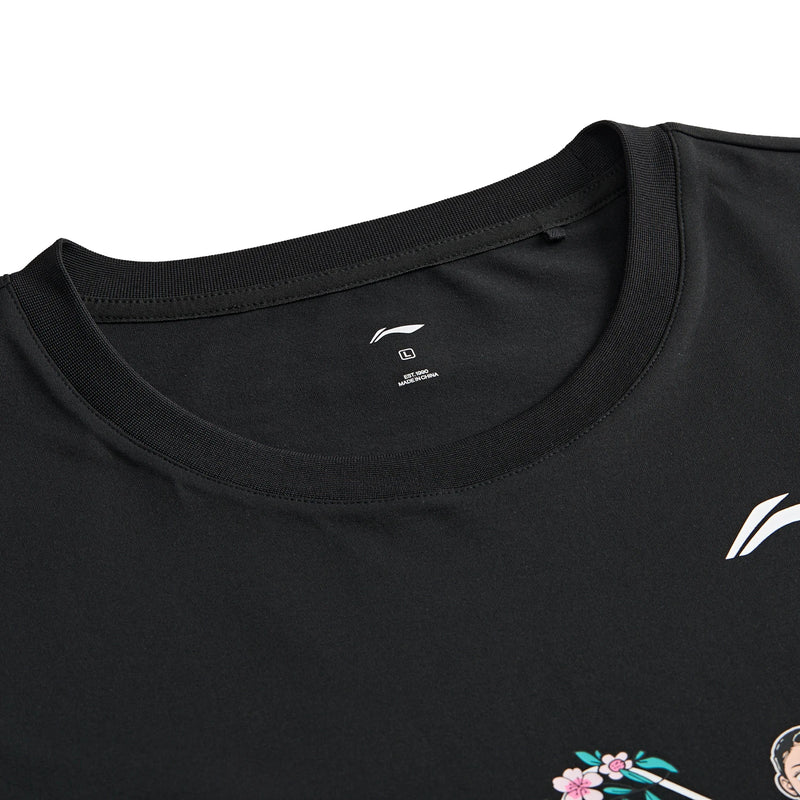 អាវយឺត Li-Ning Unisex សម្រាប់លេងវាយសី LN ស្ងួតលឿន សមល្មម អាវយឺតដៃខ្លី LiNing មានផាសុកភាព AHSWH41