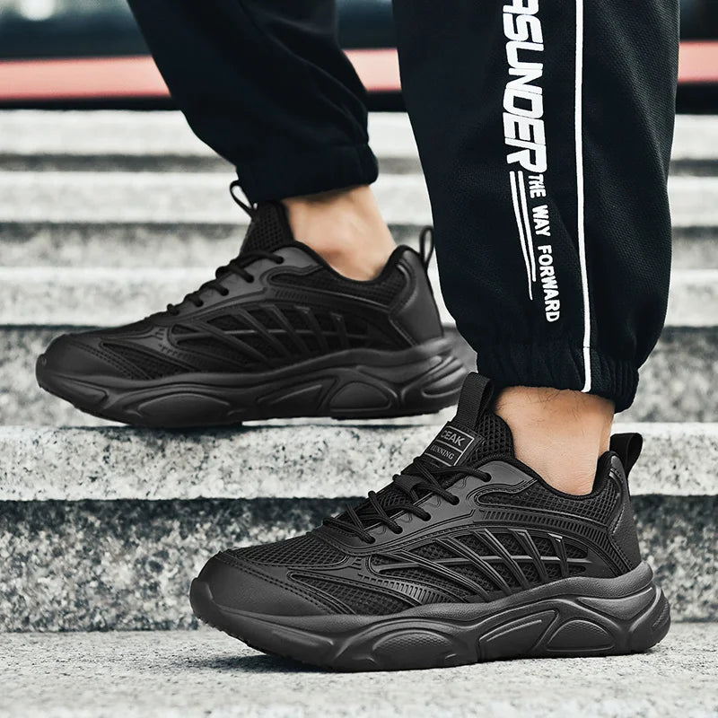 Men's light casual sneakers Four seasons soft sole breathable non-slip comfort fashion outdoor walking speed running sports shoe