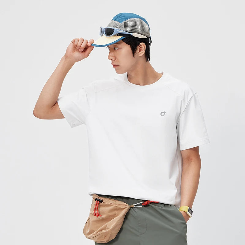 Semir Men T shirt 2026 Quick Dry Reflective Printed Knitted Comfortable Sports UV Protection Casual Tee Shirts For Adult