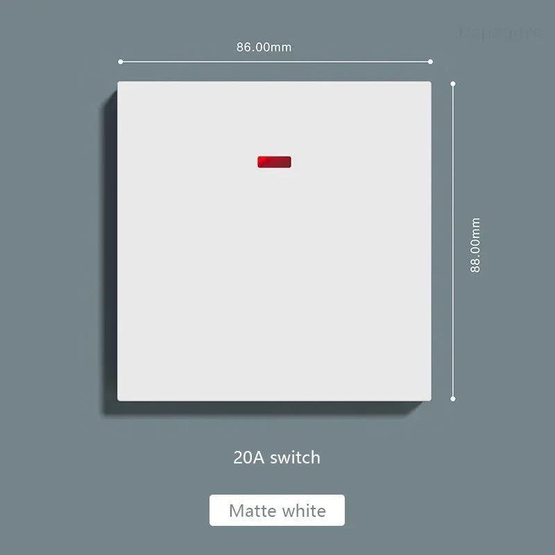 UK Standard Power Socket 13A Quick charge Plug 20W Smart Type-C Wall Outlet,220V Electrical Universal Wall Light 2way Switch