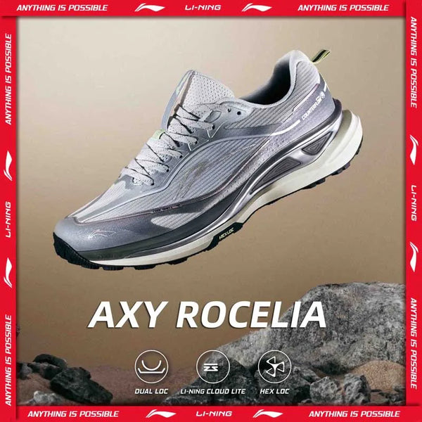 ស្បែកជើងឡើងភ្នំបុរស Li-Ning AXY ROCELIA ស្បែកជើងកីឡាសម្រាប់ដើរលេងក្រៅផ្ទះ ស្រាល ស្រួល រលោង ងាយស្រួលពាក់ AHTW041