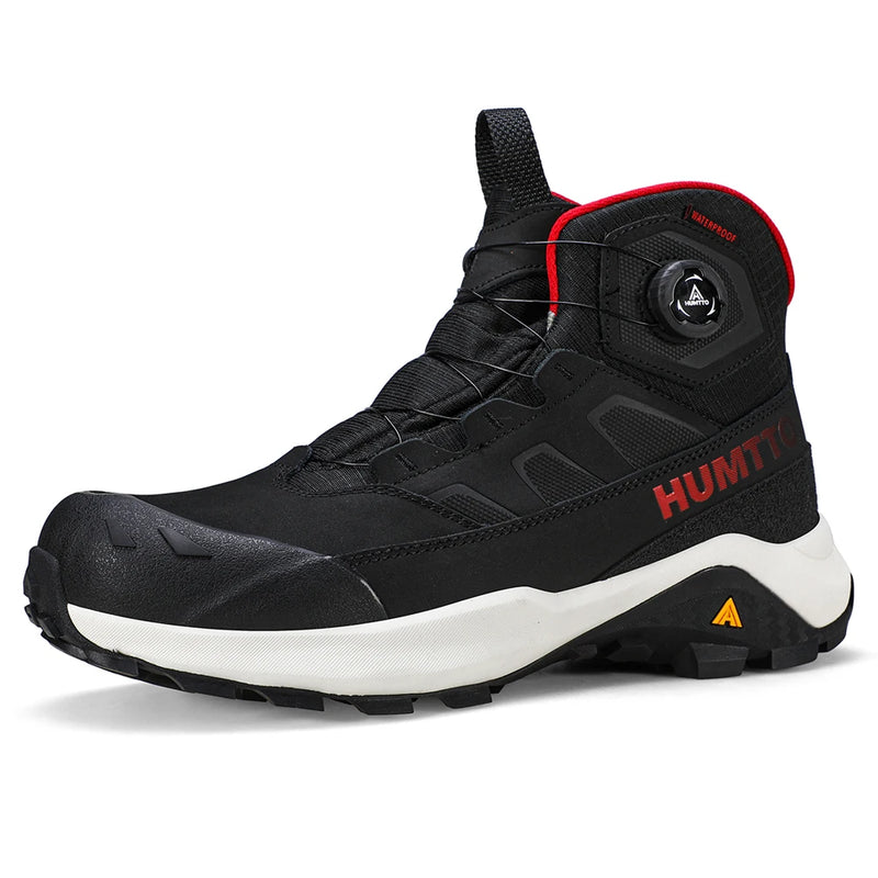 HUMTTO Outdoor Mountain Climbing Hiking Shoes for Men 2025 Winter High Top Anti Slip Sneakers Professional Trekking Boots Man