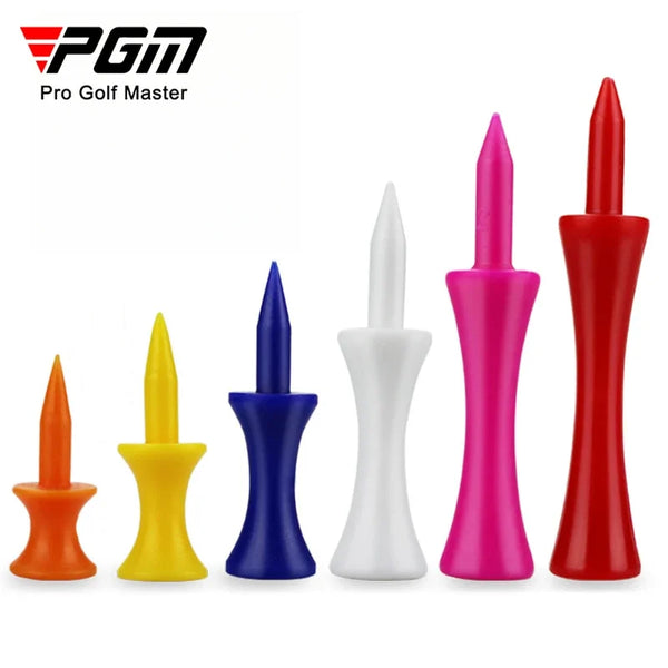 PGM Golf Tees 50pcs Plastic Wheel Shaped Limit Ball Seat Random Color T882