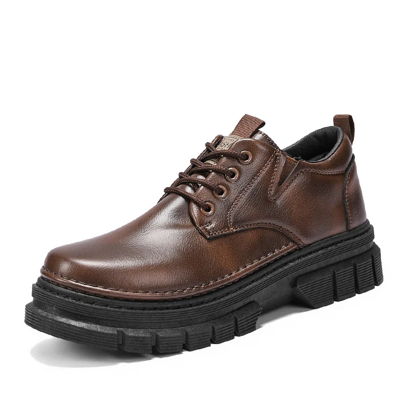 Men's Casual Shoes Four Season New Comfort Sports Outdoor Work Shoes Fashion Joker Youth Tide Shoes Business Party Leather Shoes