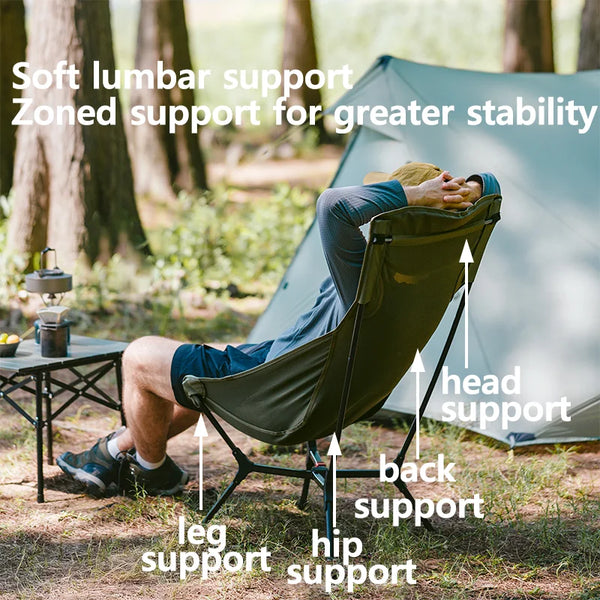 Naturehike 2025 YL01 Ultra Lightweight Automatic Quick Release Folding ChairPortable Outdoor Camping Beach Chair Withstand 150kg