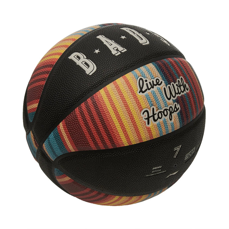 បាល់បោះ Li-Ning Unisex BADFIVE B8000 Elite ទាន់សម័យ ទំហំ 7 មិនបំប៉ោង រឹងមាំ ប្រើប្រាស់បានយូរ បាល់ LiNing សម្រាប់លេងក្នុងផ្ទះ និងក្រៅផ្ទះ ABQW015