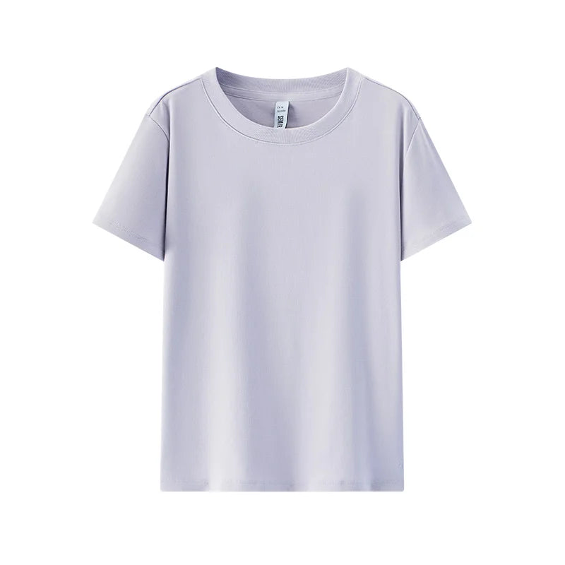 Semir Womens Tshirt 2026 Short Style Slim Regular Shoulder Crew Neck Versatile Cool Feeling Casual