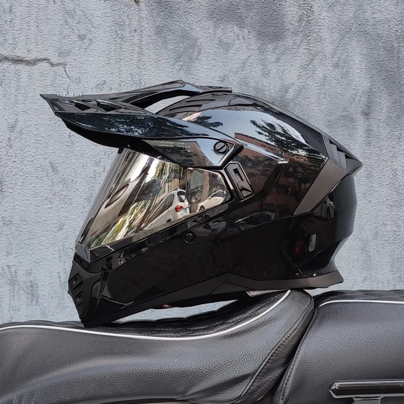 ORZ Dual Sport Motocross Helmet Men Top Quality Motorcycle Helmet Adventure Biker Helmet Off-road Racing Gear
