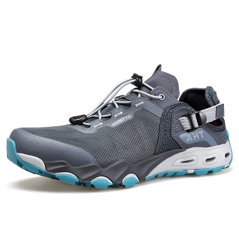 HUMTTO New Summer Water Shoes for Men Breathable Beach Sneakers Mens 2022 Trekking Outdoor Aqua Shoes Sports Hiking Sandals Man