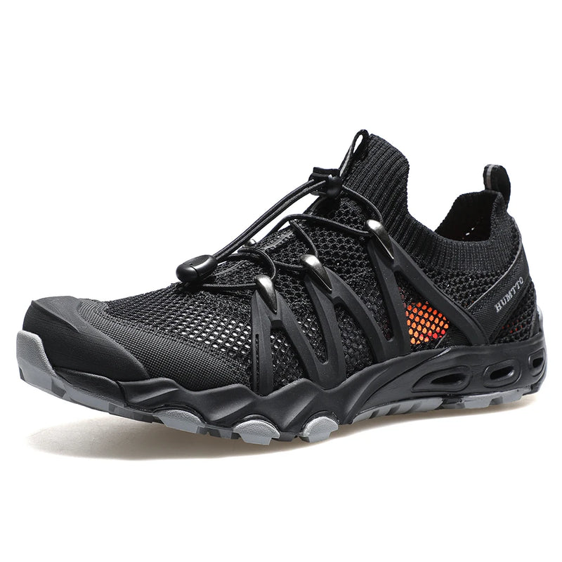 HUMTTO Hiking Shoes Breathable Summer Beach Water Sneakers Men 2022 Trekking Outdoor Casual Shoes Mens Sports Sandals for Man