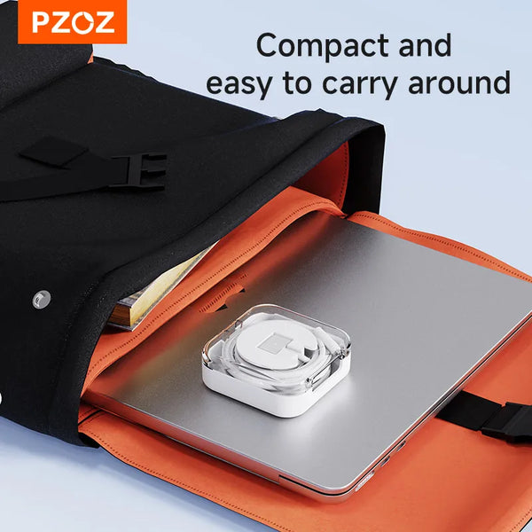 PZOZ For Apple MacBook Pro Air USB C Charging Cable Storage Box Desktop cable organizer MAC charging cable cable organizers