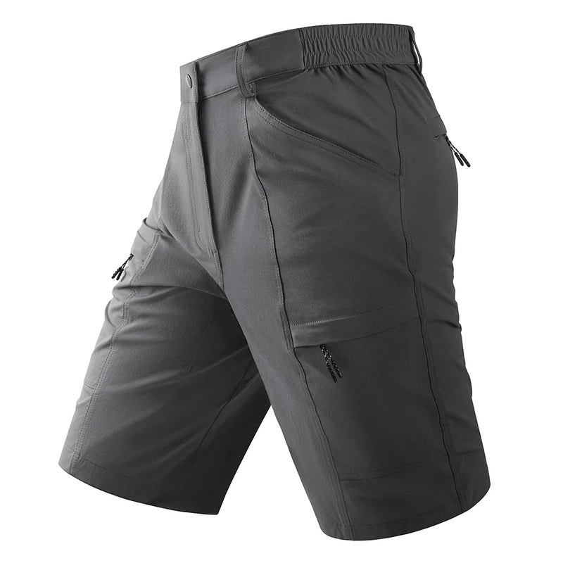 TACVASEN Waterproof Cargo Shorts Men's Summer Quick Dry Hiking Shorts Outdoor Multi-pockets Camping Training Work Shorts Man