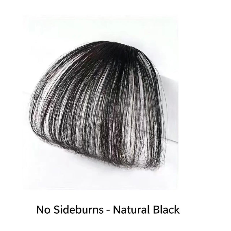 Clip-in Synthetic Fringe Hairpiece for Women Light Thin Invisible Seamless Natural Looking Fake Bangs Hair Extens Air Bangs