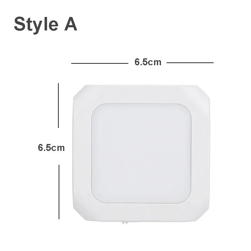 LED Night Lamp Wireless Motion Sensor Light US EU UK AU Plug Sensor Night Lamp Dimmable Lights for Bedroom Corridor Lighting