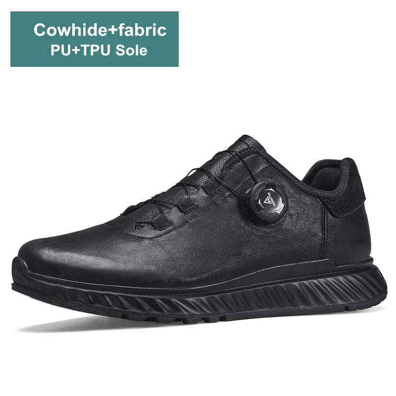 HUMTTO Hiking Shoes for Men Luxury Designer Winter Climbing Trekking Sneakers Mens Leather Outdoor Sports Safety Work Man Shoes