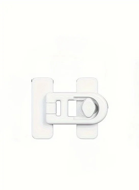 1pc Multi functional safety refrigerator cabinet door oven lock,Protective Fridge Lock, No Tools, No Drilling,Black,White